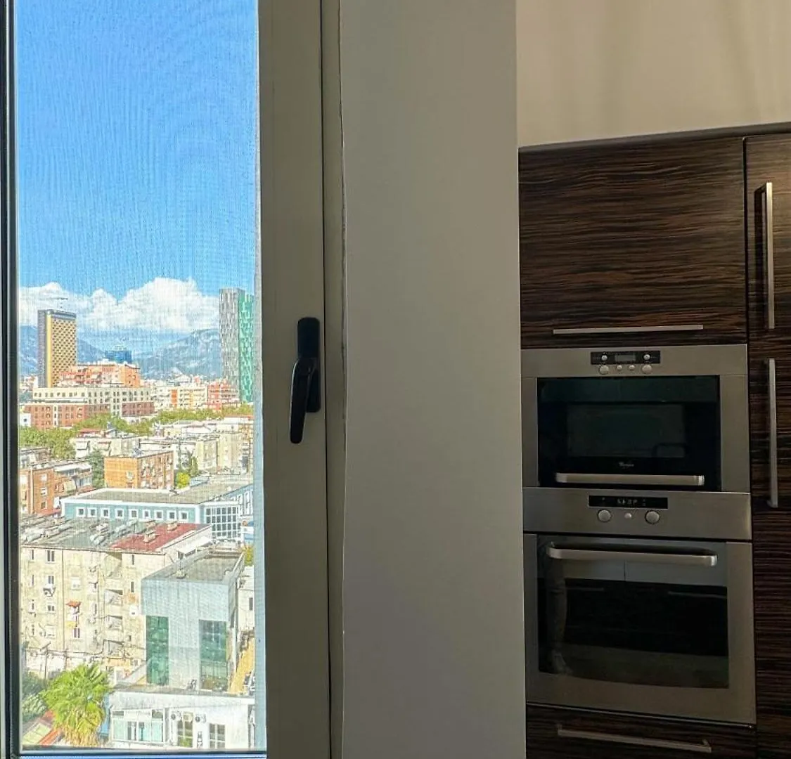 Urban Serenity City Skyline Premium - Blloku Tirana Apartment
